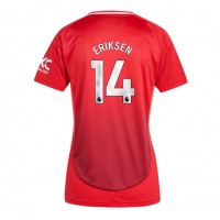 Manchester United Christian Eriksen #14 Fußballbekleidung Heimtrikot Damen 2024-25 Kurzarm